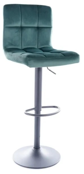 Expedo Scaun de bar MARY Velvet C-105, 44x92x37, bluvel 78