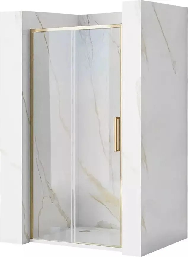 Usa de nisa culisanta Rea Rapid Slide 120 cm sticla 6 mm auriu