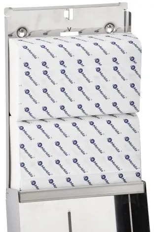 Dozator de prosoape de hartie Stella Slim Maxi, otel inoxidabil lucios
