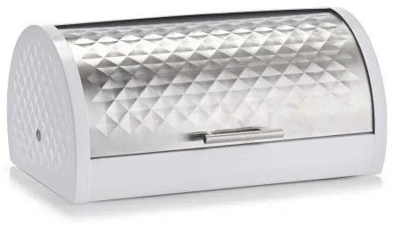 Cutie pentru paine, Metal Alb, l39xA28xH19 cm