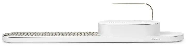 Organizator chiuveta Brabantia SinkStyle 1008499, 2 piese, Finisaj mineral, Rezistent la coroziune, Alb