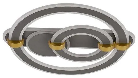 Plafonieră LED reglabilă LED/120W/230V 3000-6500K + telecomandă