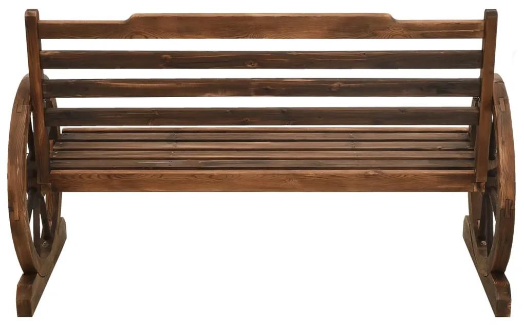 Banca de gradina, 112 cm, lemn masiv de brad 112 cm, 1, 112 cm