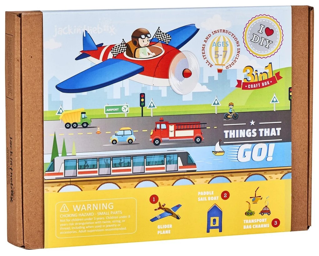 KIT CREATIE 3-IN-1 DIFERITE VEHICULE - JACK IN THE BOX (JK10039)