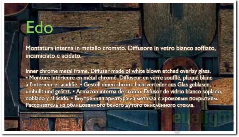 Veioza, lampa de masa EDO TL1 BIG 044590