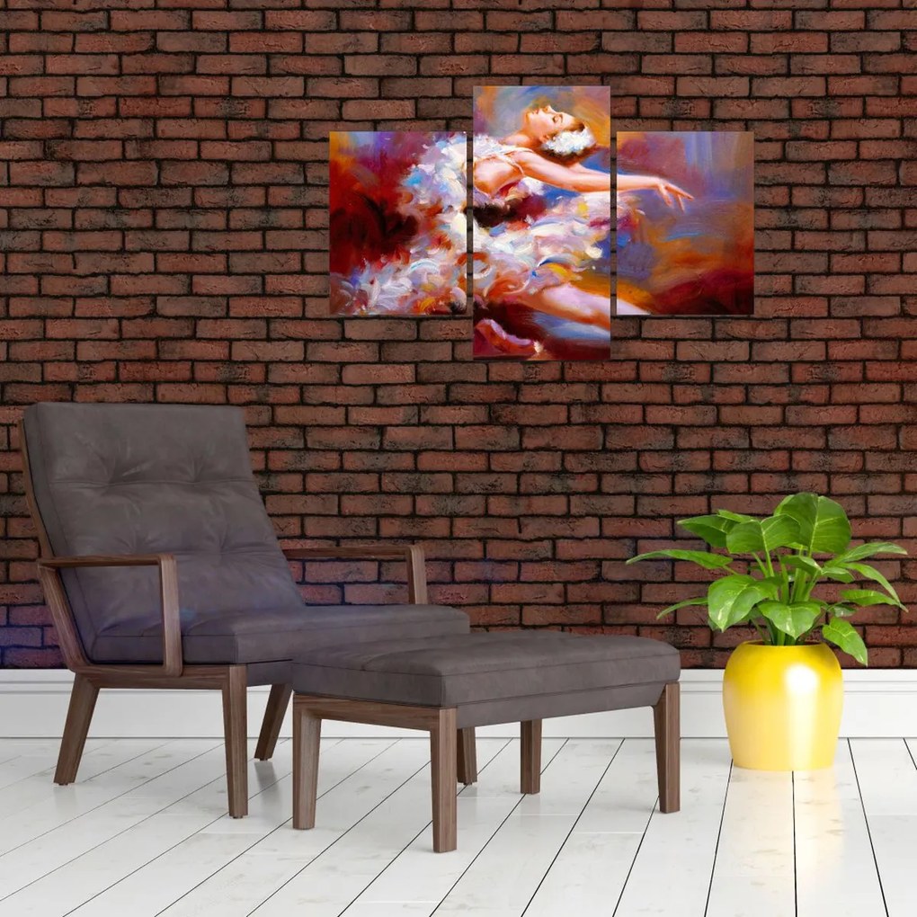 Tablou - Balerină,pictură (90x60 cm)