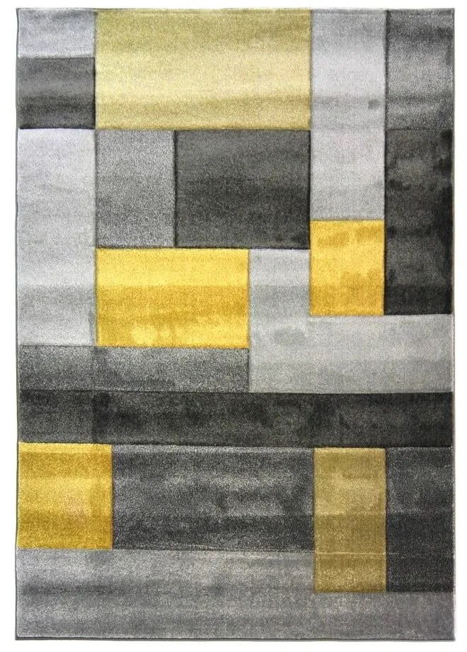 Covor Flair Rugs Cosmos, 80 x 150 cm, gri - galben