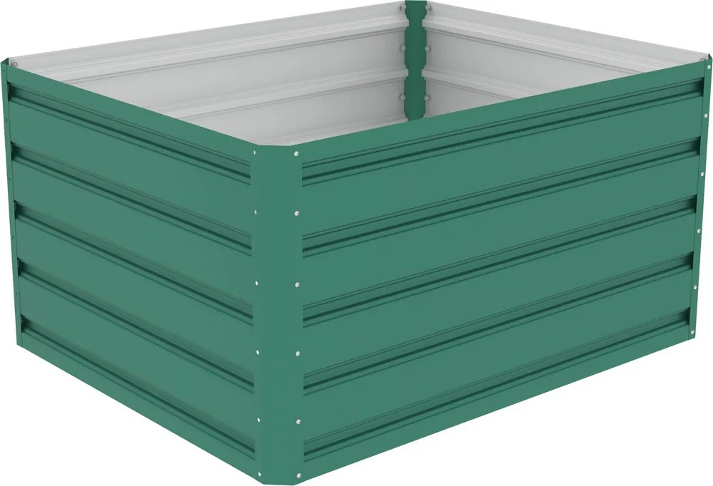 Patură înălțată G21 Daisy 100 x 80 x 52 cm, dintablă, verde