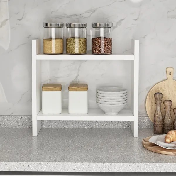 Raft de bucătărie DENVER 30x34 cm alb