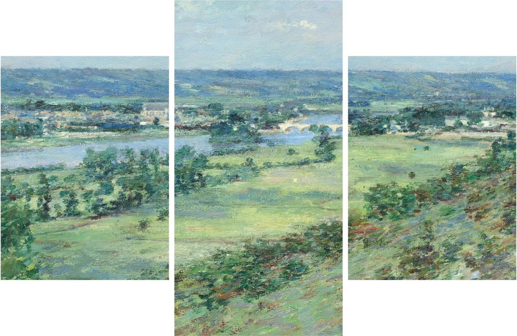 Tablou - Theodore Robinson, The Valley of the Seine, From the Hills of Giverny, reproducere (90x60 cm)