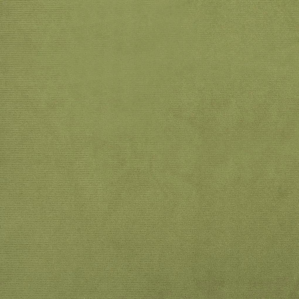 Scaune de bucatarie pivotante, 2 buc., verde deschis, catifea 2, Lysegronn
