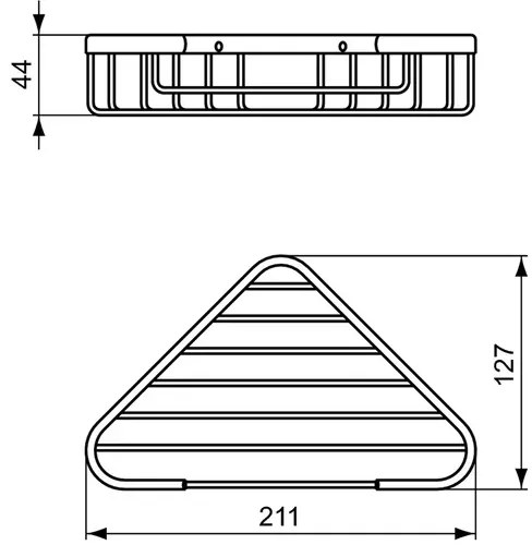 Savoniera de colt negru mat Ideal Standard IOM