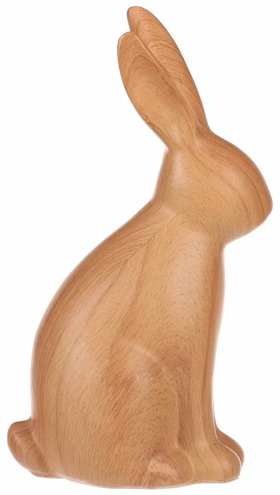 Decorație din poliresină Iepure, figurină medie, 8x 5 x 16 cm