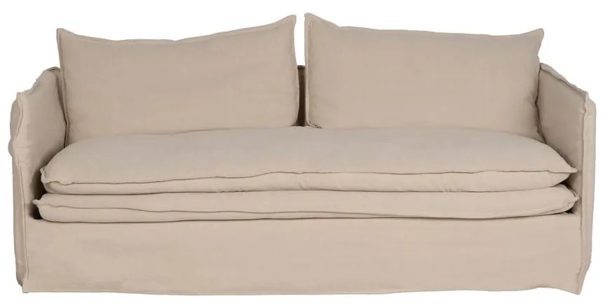Canapea crem cu tapițerie din in 210 cm – Ixia