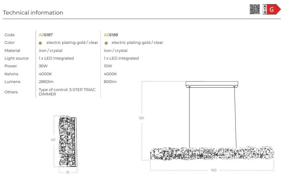 Aplica de perete LED FLORENCE