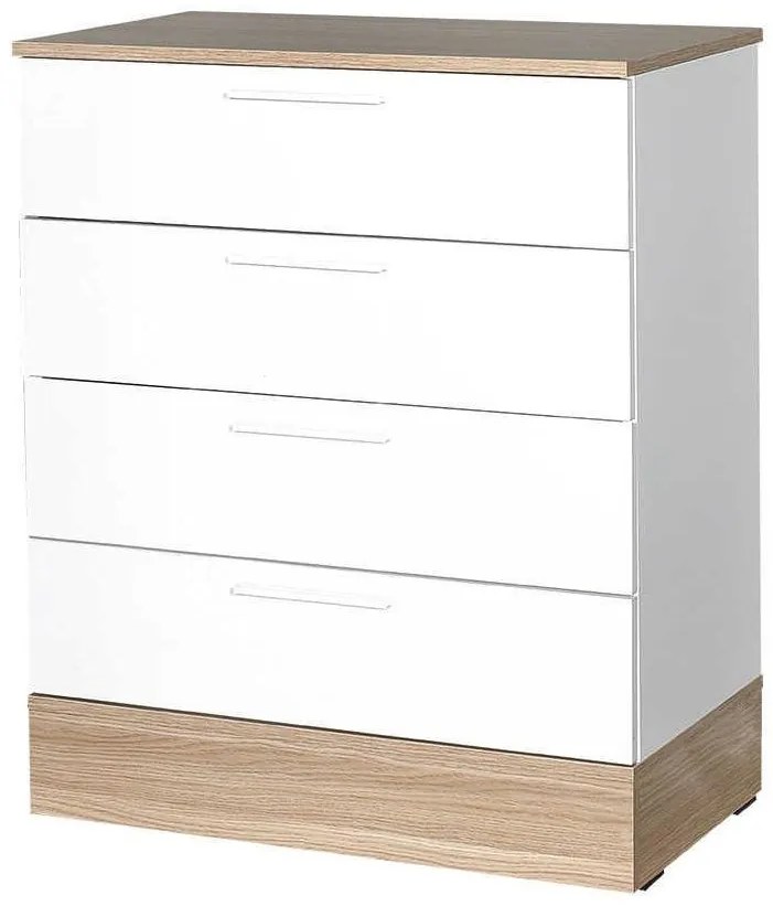 Comodă Seraphina 1 (stejar + alb) . 1109357