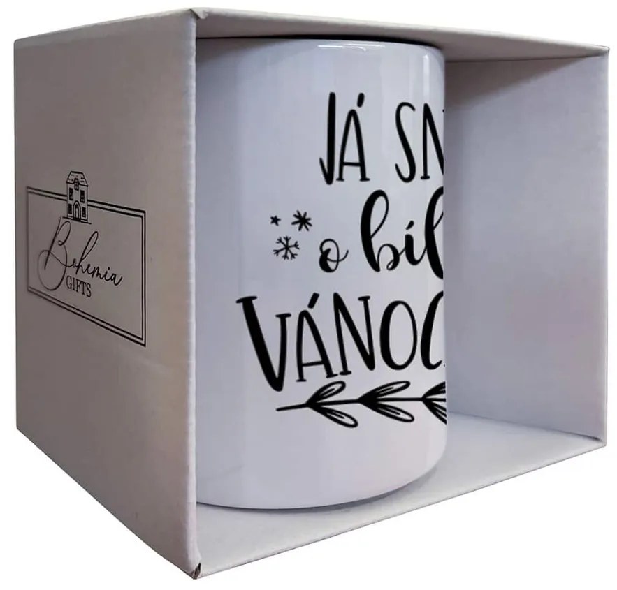 Cană de Crăciun Bohemia Gifts - Visez la unCrăciun alb, 350 ml