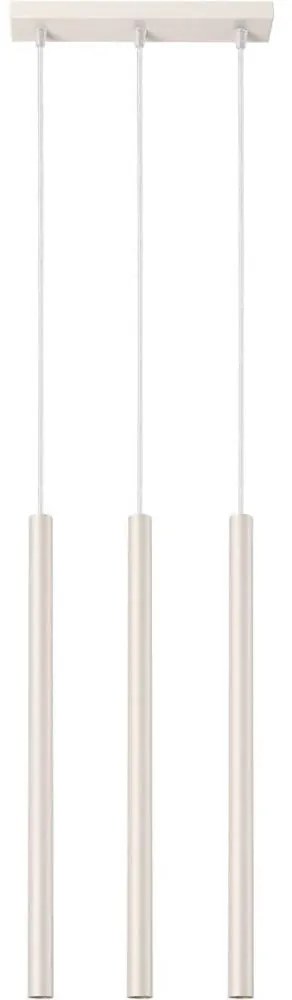 Lustră pe cablu Sollux SL.1514 PASTELO 3xG9/8W/230V crem