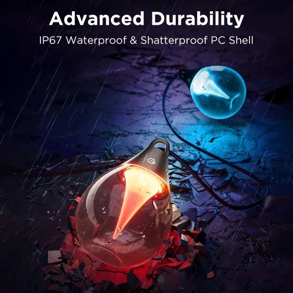 Instalație LED RGBICW decorativă dimabilă de exterior Govee LED/24W/230V IP67 2700-6500K Wi-Fi