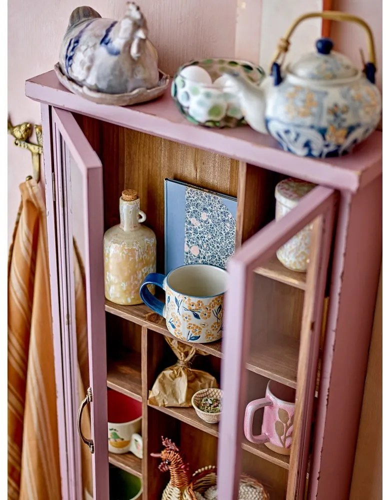 Cană albastră-bej din gresie 400 ml Myah – Bloomingville