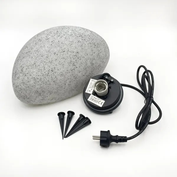 Corp de iluminat decorativ de exterior LUMISTONE 1xE27/15W/230V IP65 Ø 31,8 cm