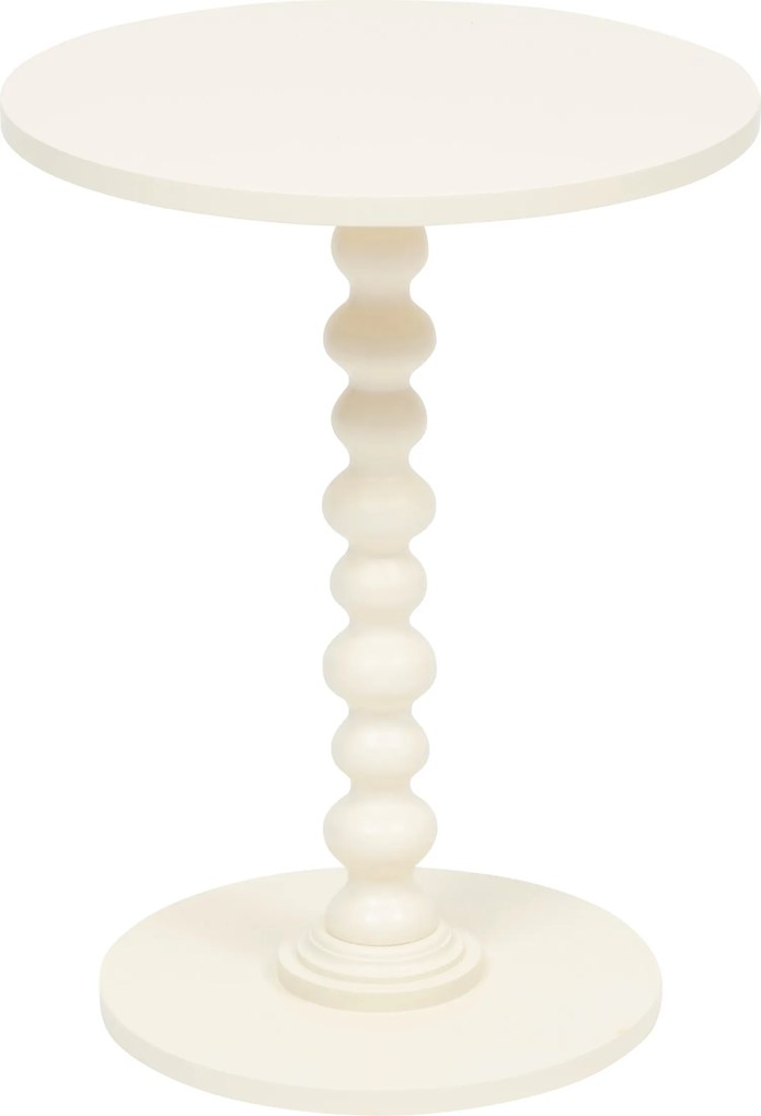 Măsuță de cafea ALIX cu picior decorativ, Ø 38 cm