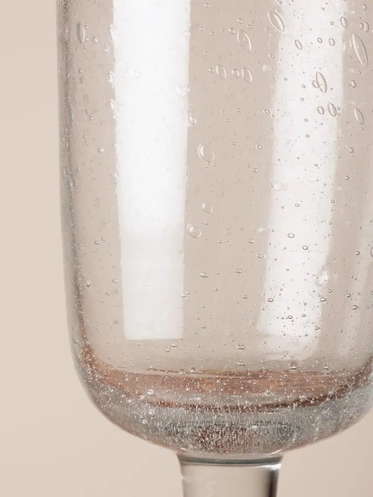 Pahar de vin, din sticla, H18 cm, Bubbles
