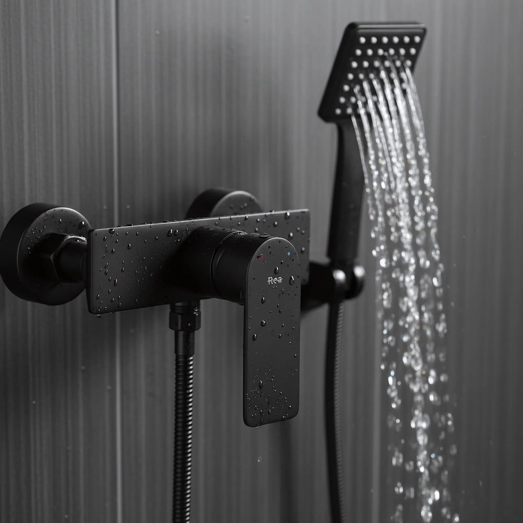 Baterie Negru de cada/duș URBAN Black