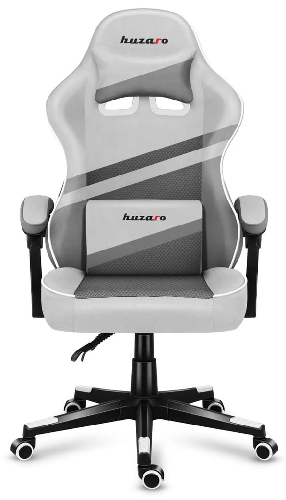 Fotoliu gaming Fusion 4.4 (alb + gri). 1087474