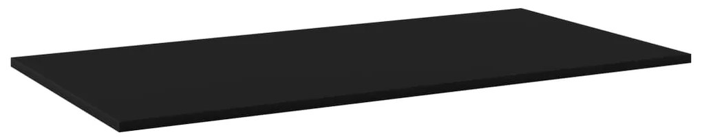 805419 vidaXL Plăci bibliotecă, 4 buc., negru, 100 x 50 x 1,5 cm, PAL