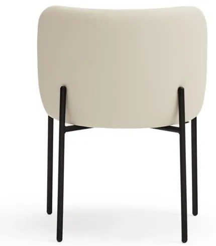 Set de scaune de sufragerie alb 2 buc. tapițat Mogi – Teulat