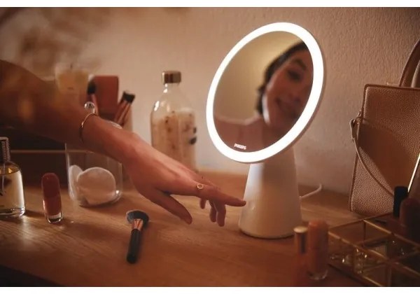 Philips Oglindă cosmetică reglabilă cu LED, 4,5W, 5V, seria MIRROR LED