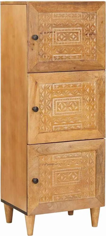 vidaXL Bufet cu raft Maro deschis 40 x 33 x 110 cm Lemn masiv de mango