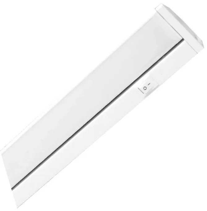 Aplica LED Mirrora BR-BN12-00603, cu intrerupator, 10W, lumina calda, IP44, alba, Braytron