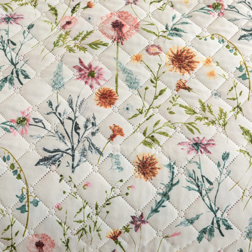 Cuvertura de pat HERBALIS crem Dimensiune: 220 x 240 cm