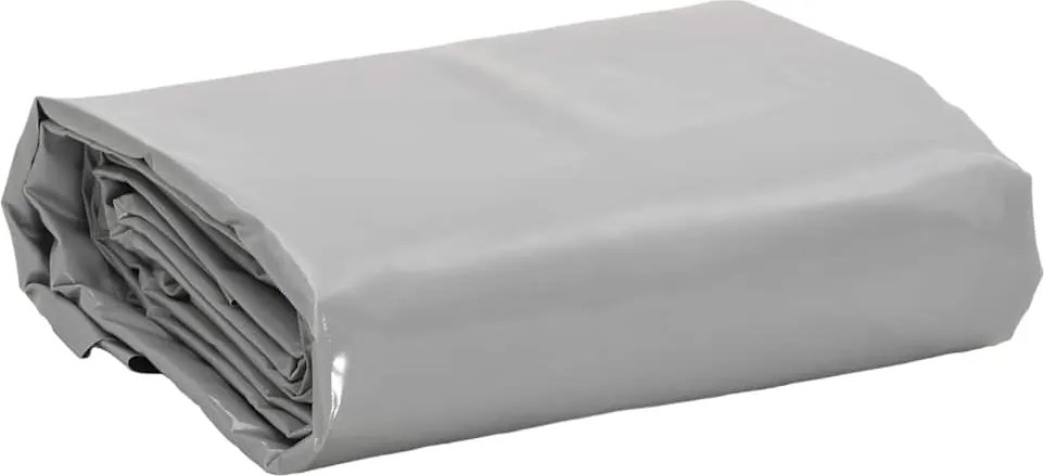 vidaXL Prelată, gri, 4x4 m, 650 g/m²