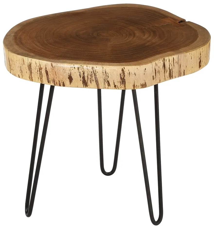 Măsuță auxiliară cu blat din lemn de acacia 46x48 cm Nandri – Premier Housewares