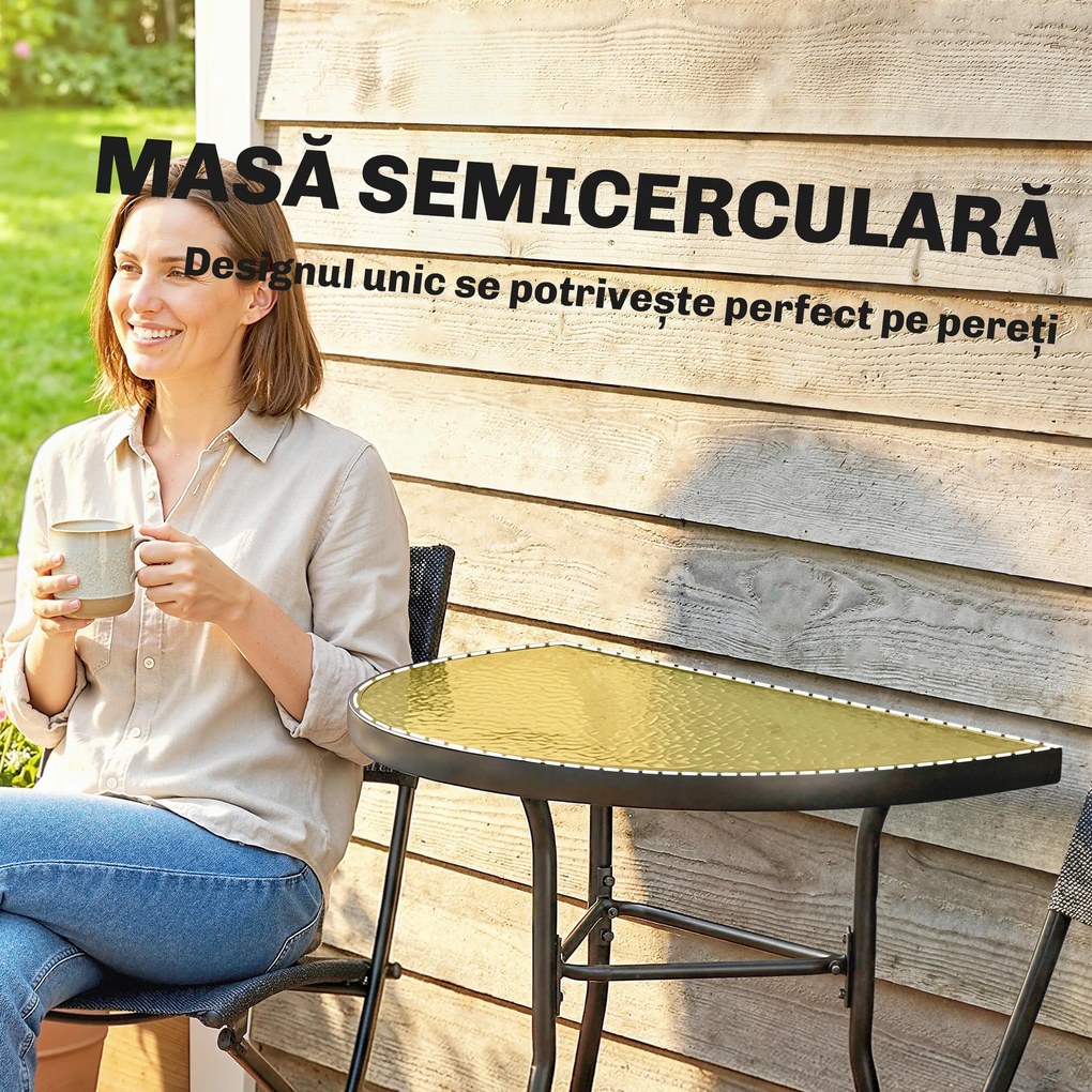 Outsunny bistro economisire spațiu pliabil | Aosom Romania