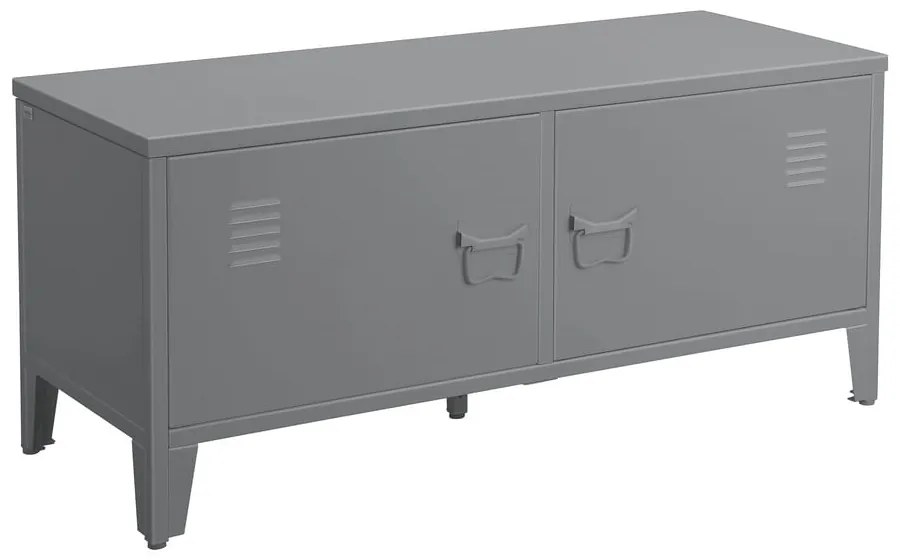 Pantofar gri cu bancă din metal Salino – Støraa