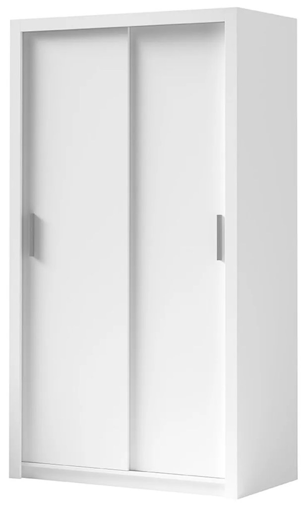 Dulap de haine cu uși culisante Klary SZ120 KE04 (Alb) . Promo -17%. 1105733