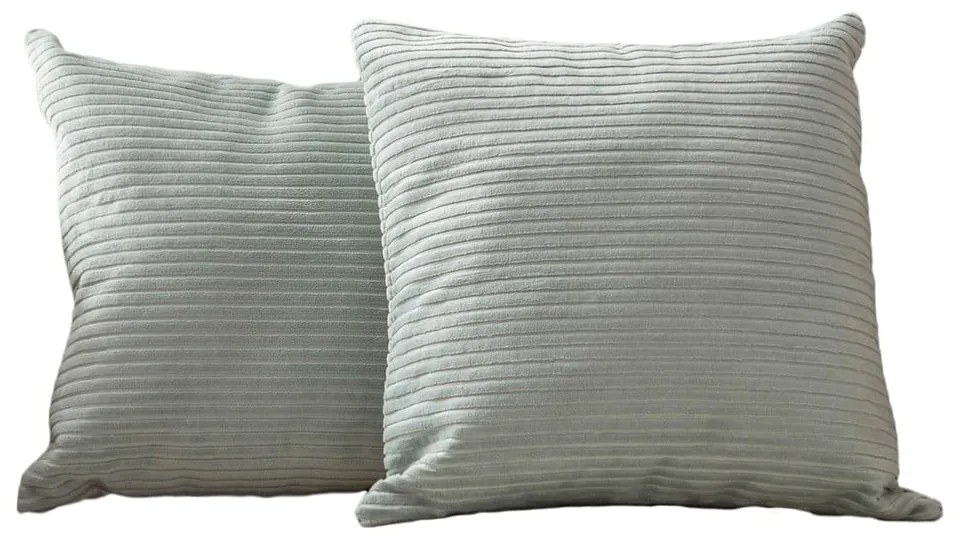 Fețe de pernă 2 buc. din catifea reiată 43x43 cm – Mioli Decor