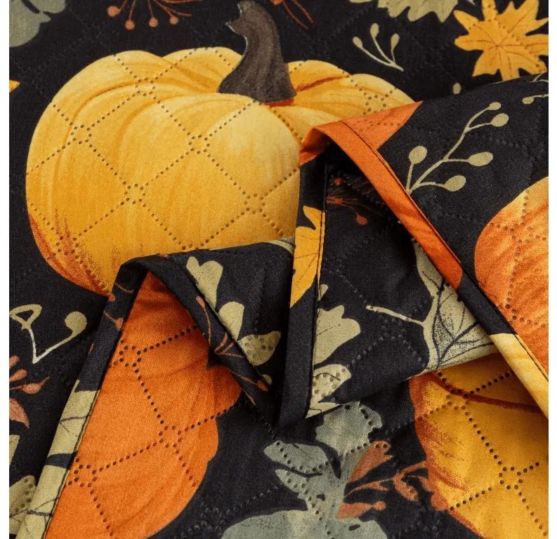 Cuvertura de pat ORANGE PUMPKINS, colorat Dimensiune: 220 x 240 cm