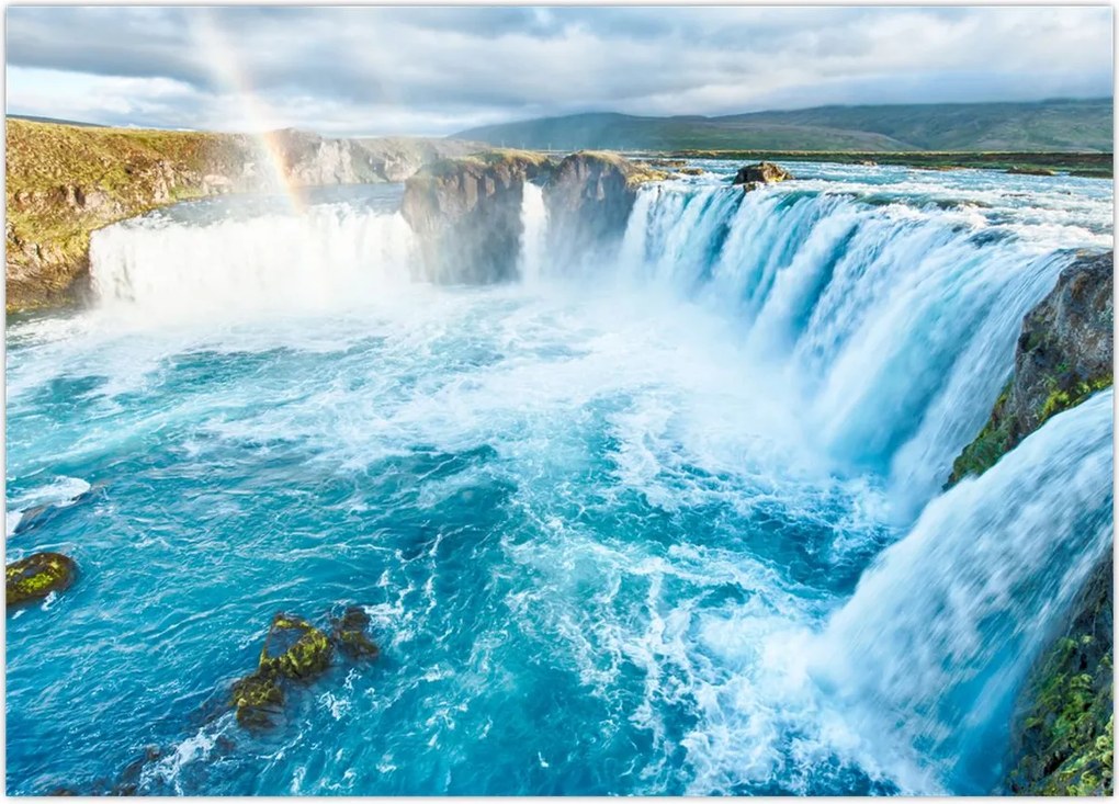 Tablou - Cascada Godafoss (70x50 cm)