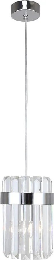 Pendul VETRO cu cablu 1xE14/10W/230V crom lucios