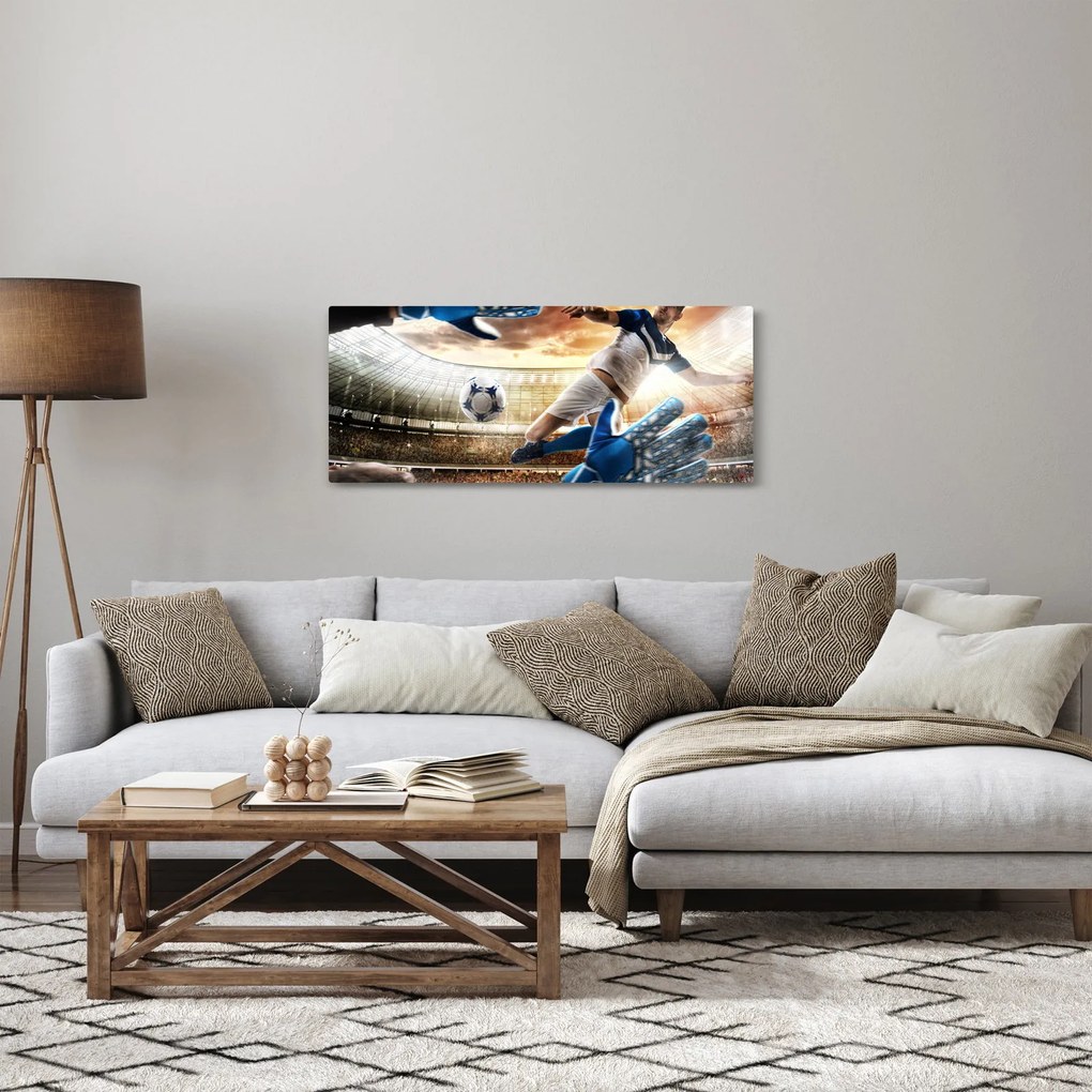 Tablou - Fotbalist (120x50 cm)