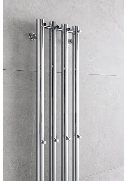 P.M.H. R2C - Radiator de baie tip scară ROSENDAL 350 W 150 cm crom lucios