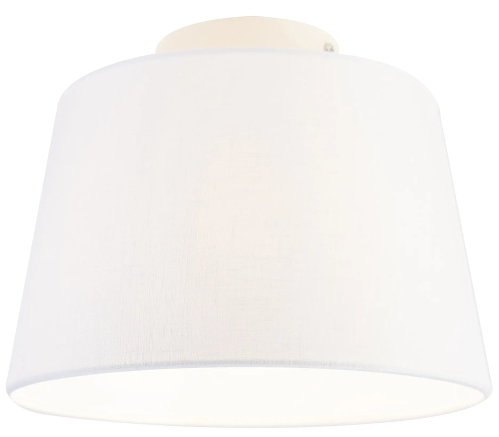 Plafoniera moderna cu abajur alb 25 cm - Combi
