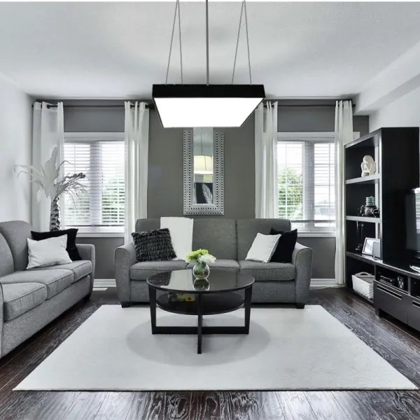 Lustră LED pe cablu LED/65W/230V 4000K 60x60 cm