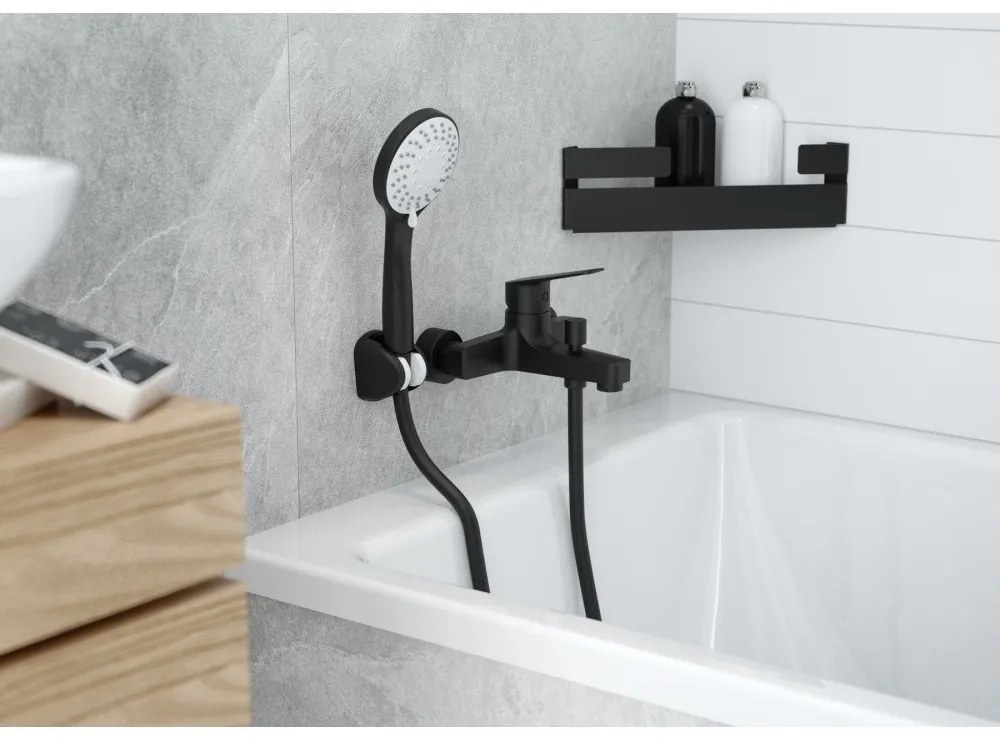 Baterie cada monocomanda Deante Jasmin negru mat