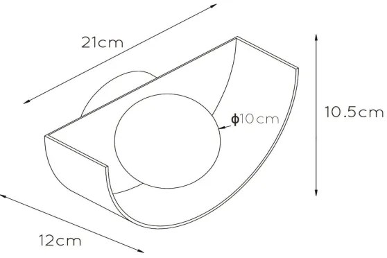 Aplică Lucide 45201/01/30 BENNI 1xG9/28W/230V negru
